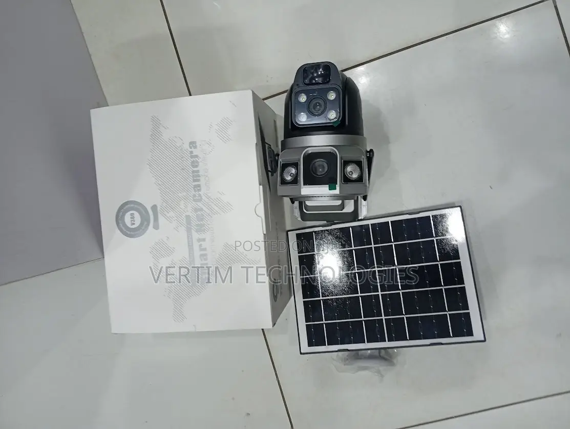 Low Power Operation 4g PTZ Dual Lens Solar Camera Solar