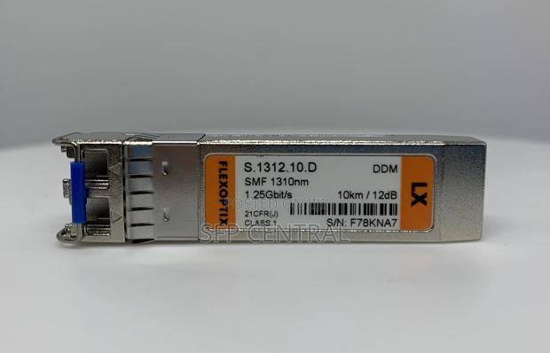 Flexoptix DDM SMF 1310nm 1.25gbit/S 10km Transceiver for Cisco/Huawei