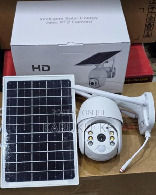 4mp Ubox Solar Ptz 4g Camera Simcard Enabled With Colored Night Vision