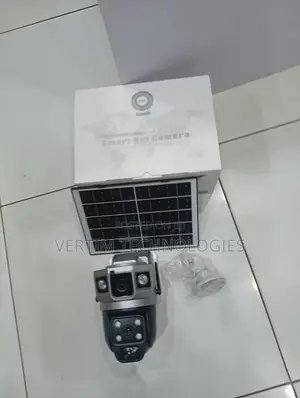 Dust Proof Housing 12mp 4g PTZ Rotating Dual Lens Solar Camera
