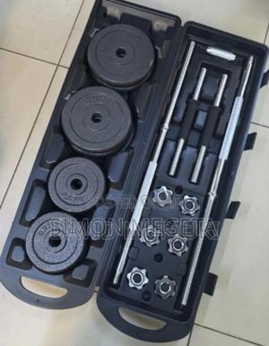 WTH Case Cased 50kgs Dumbells Set - thumbnail 2