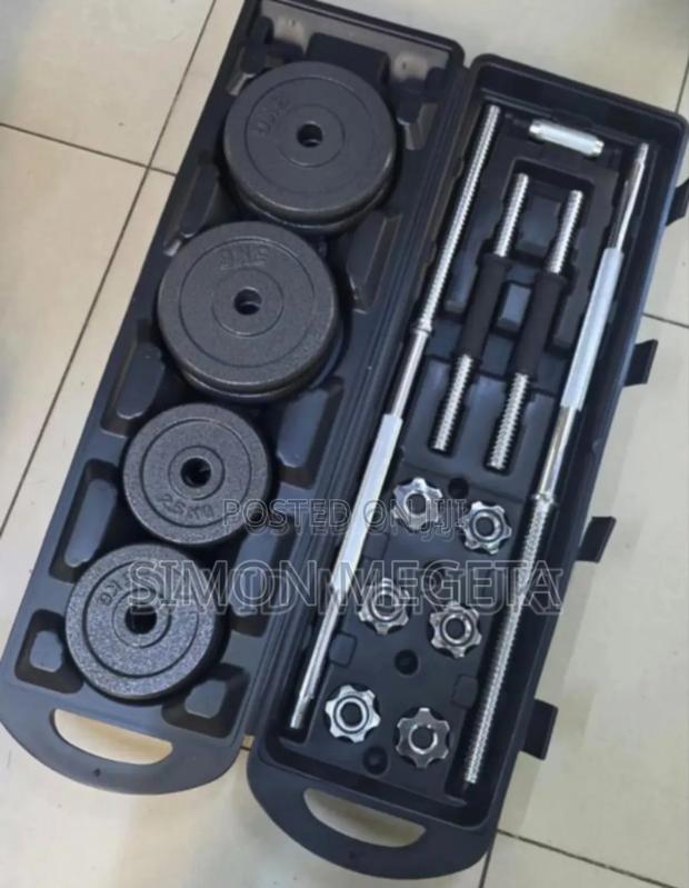 WTH Case Cased 50kgs Dumbells Set - main view