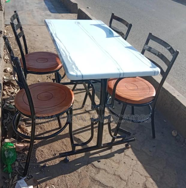 Dining Set With Solid Wood Seats for Restaurant. - main view