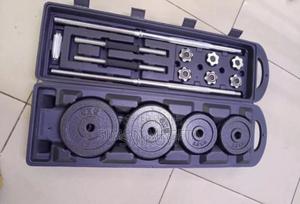 25kgs Pair New 50kgs Dumbells Set - thumbnail 2