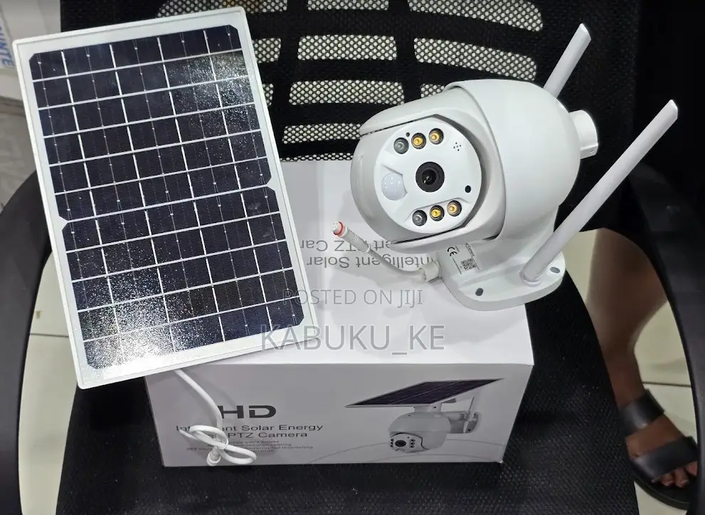 4g Solar Powered Cctv Camera 4mp With Colored Night Vision + Audio