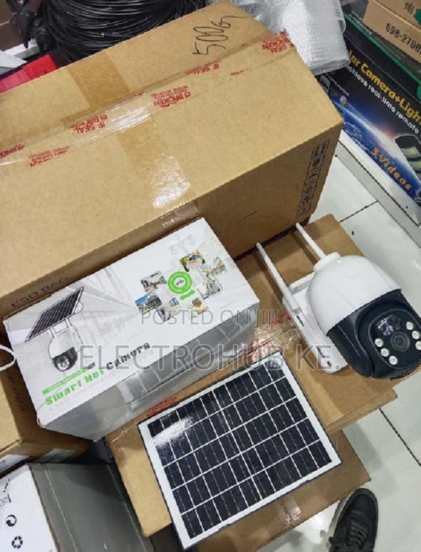 4g V380 Single Lens Solar Camera With 2 Way Audio