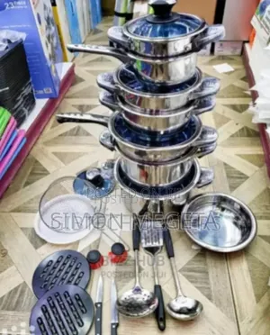 Stainless Steel Marwa 30pcs Cookwares