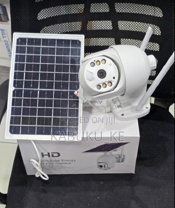 4mp Solar Light 4g Simcard Inbuilt Battery Ptz Solar Cctv Camera Ubox