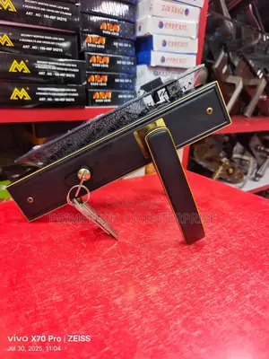 Black Wista Door Locks 20252 Black