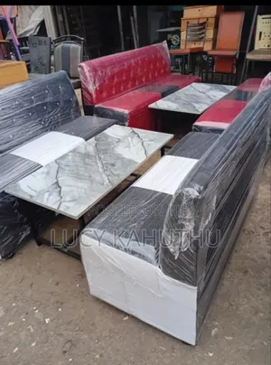 Restaurant Blended Couches and a Table