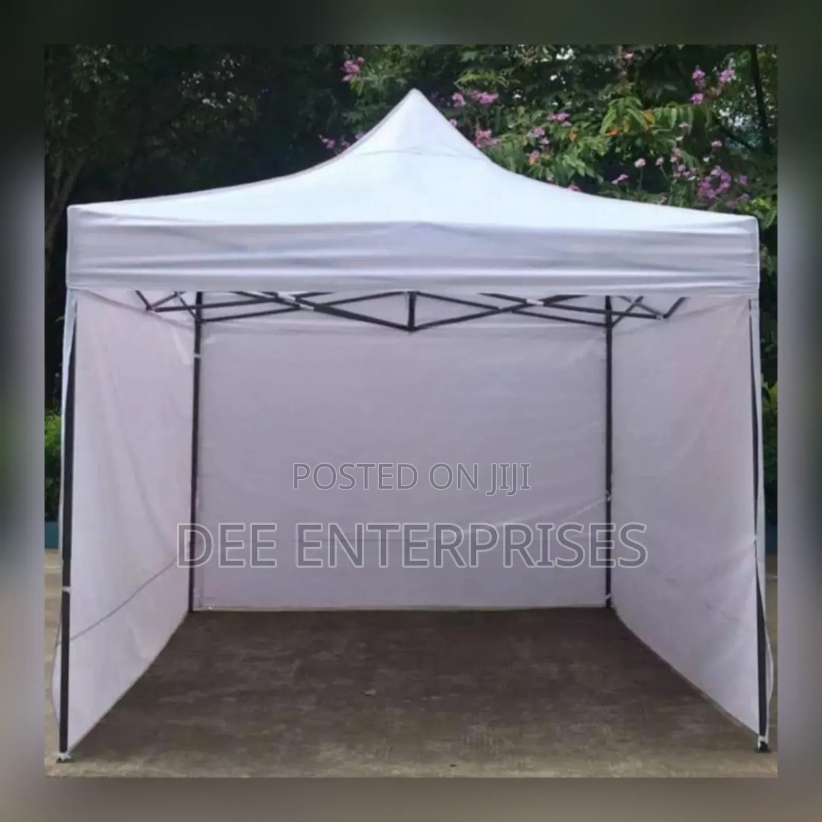 White 3×3m Automatic Gazebo Tent