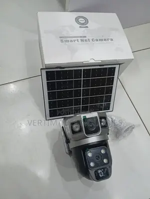 Human Movement Detection 4g Dual Lens Solar Camera With PTZ Rotation