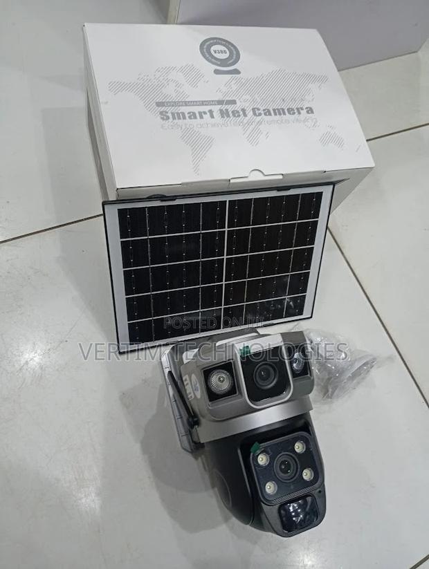 Ai-Human Tracking 4g Dual Lens Solar Camera With Weatherproof Housing