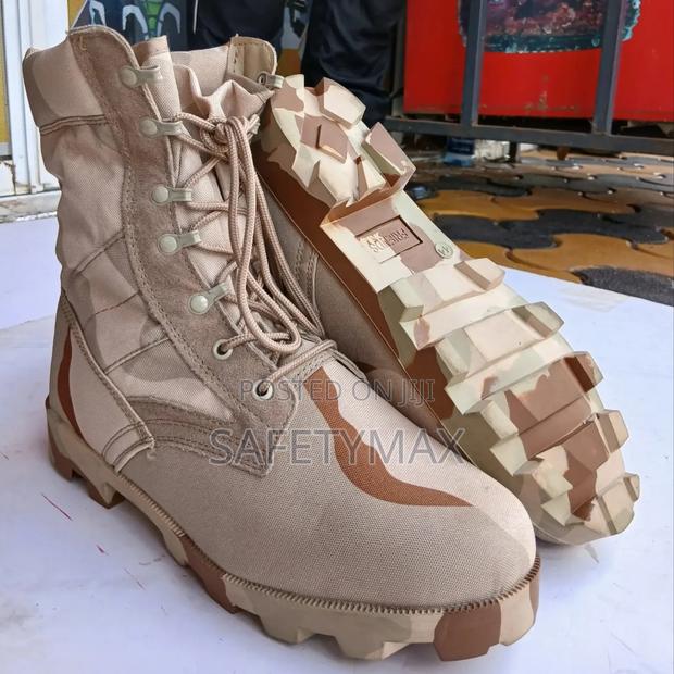 Durable Combat Riding Boots-Strong Anti-Slip Motorcycle Boots-2500 - thumbnail 4