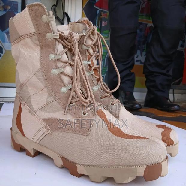 Durable Combat Riding Boots-Strong Anti-Slip Motorcycle Boots-2500 - thumbnail 5