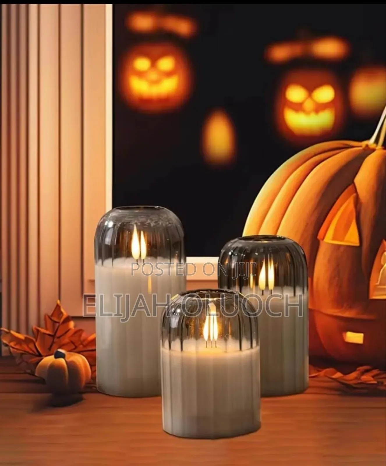 3 In 1  Advanced  Glass Led  Decor Lighting Candle Now Available...