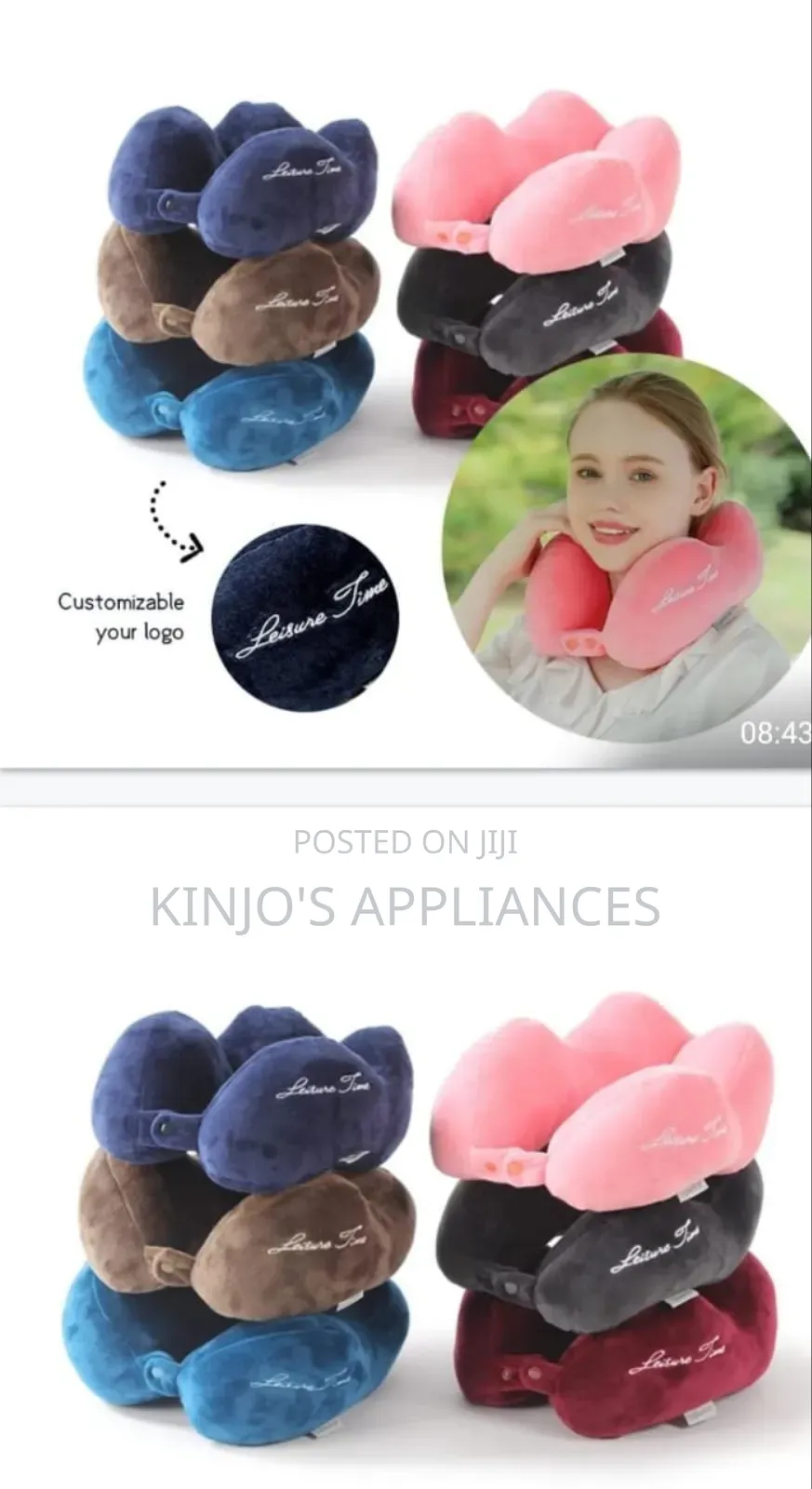 Cosy U Shaped Travel Neck Pillows