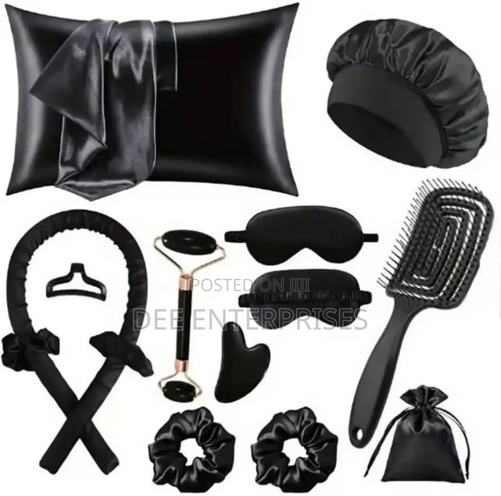 13pcs Satin Silk Beauty Sleep Set
