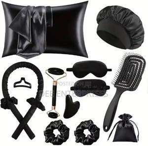 13pcs Satin Silk Beauty Sleep Set - thumbnail 2