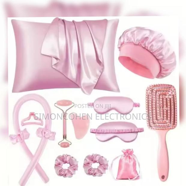 13pcs Satin Silk Beauty Sleep Set - main view