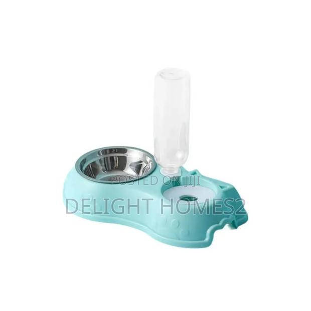 Automatic Single Pet Bowl Plus Water Dispenser_hg