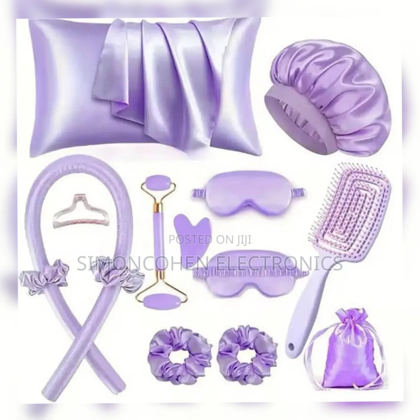 13pcs Satin Silk Beauty Sleep Set