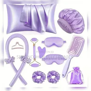 13pcs Satin Silk Beauty Sleep Set