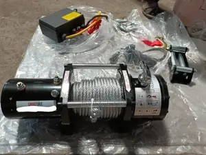 Off-Road 12v 12000lb Electric Winch With Roller Fairlead