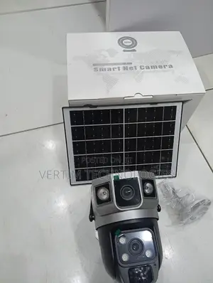 V380 Pro 4g Dual Lens Solar Camera With Smooth Pan and Tilt Monitoring