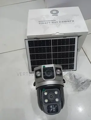 4g Dual Lens Solar Camera With Large Capacity Rechargeable Battery