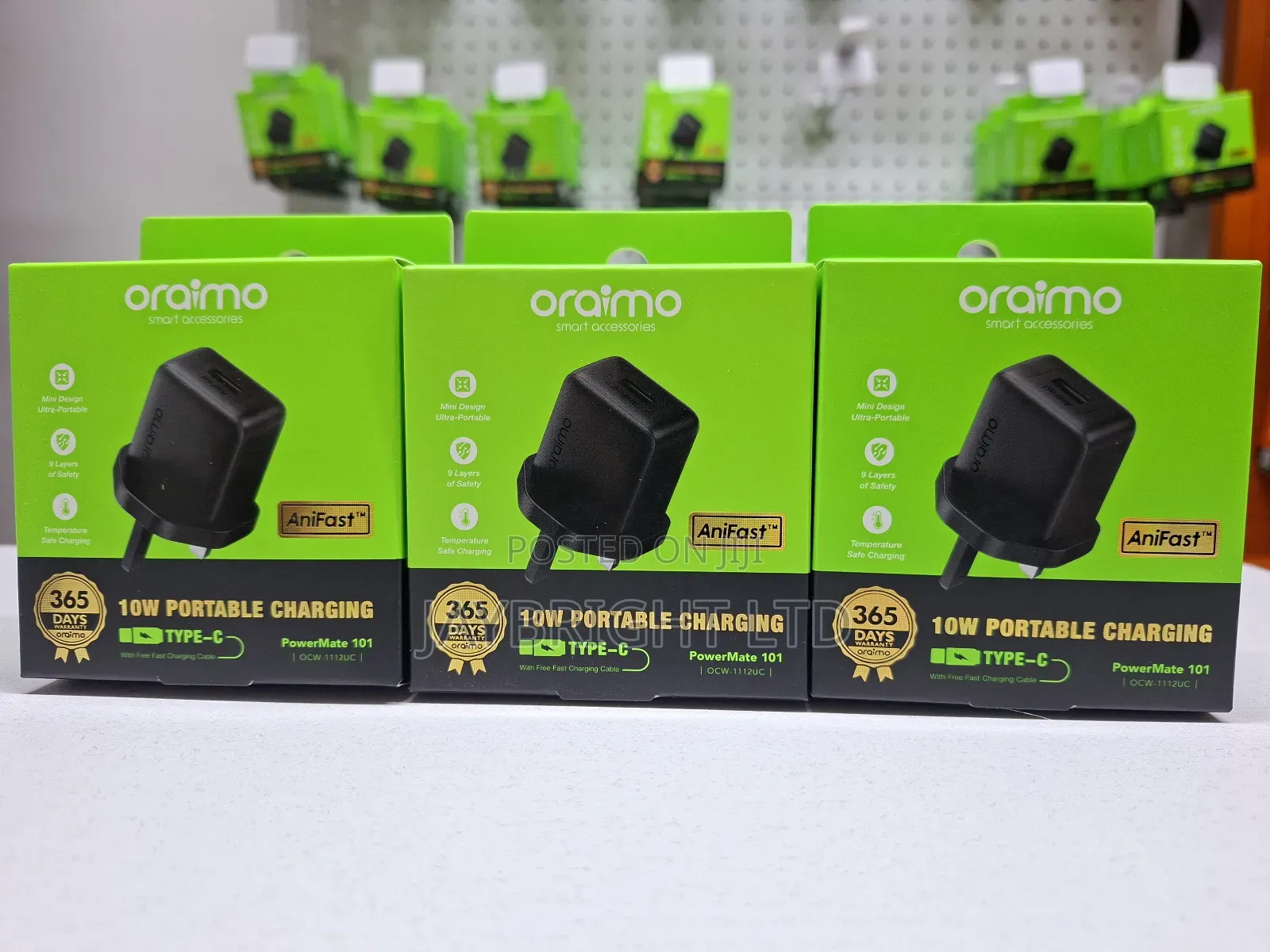 Oraimo Powermate 101 10w Efficient Micro and Type C Charger