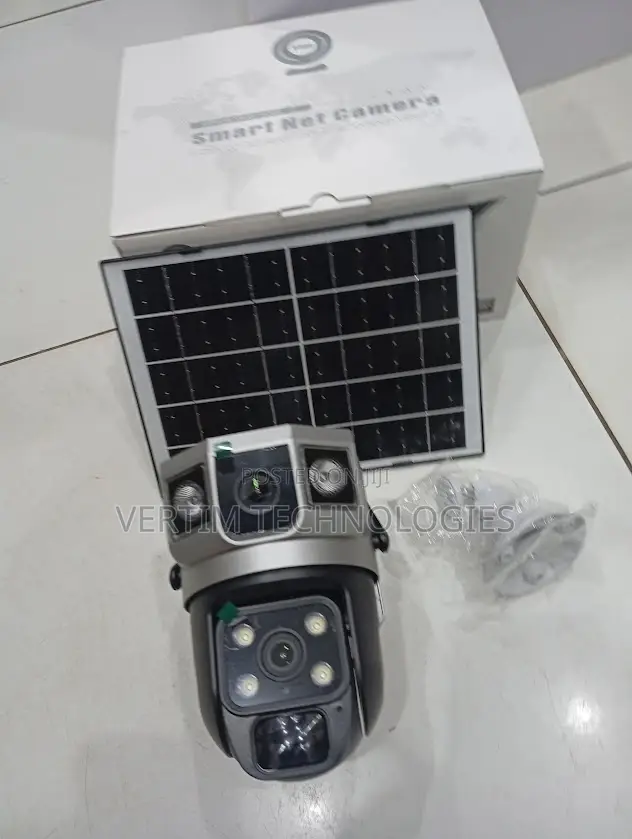 Human Movement Detection 12mp 4g PTZ Rotating Dual Lens Solar Camera