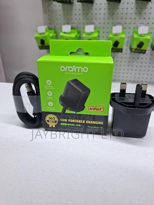 Oraimo Powermate 101 10w Efficient Micro and Type C Charger - thumbnail 3