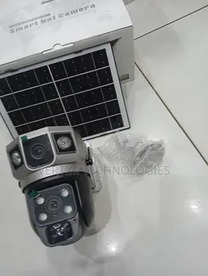 Full-Color Night Vision 12mp 4g PTZ Rotating Dual Lens Solar Camera