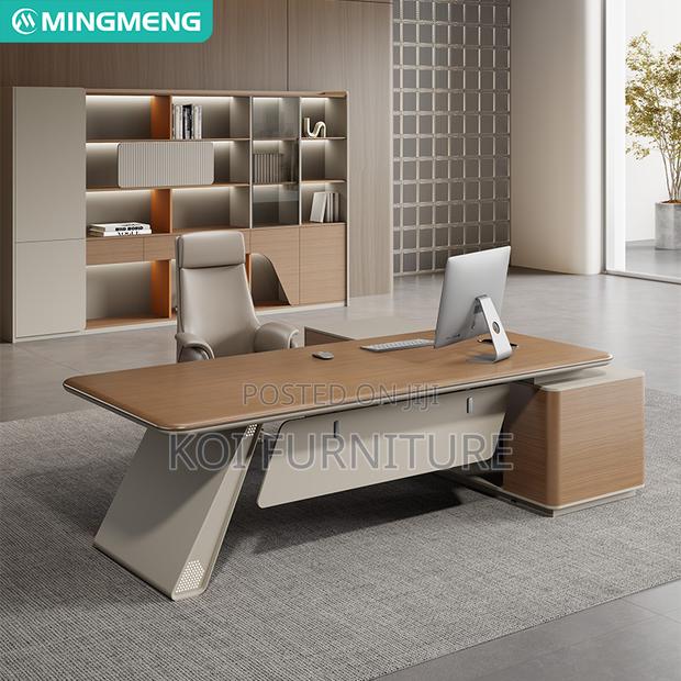 Office Desk : 1.6m Modern L-Shaped Executive Office Desk - thumbnail 4