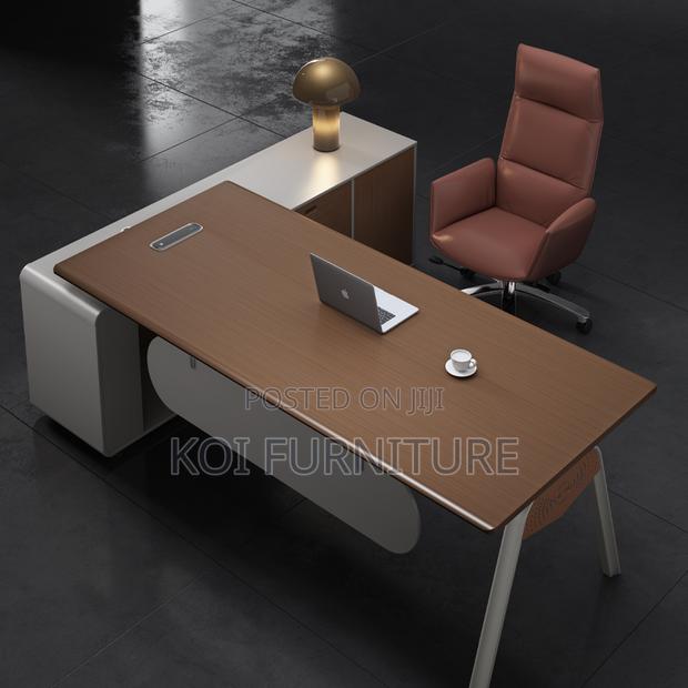 Office Desk : 1.8m Modern L-Shaped Executive Desk - thumbnail 3