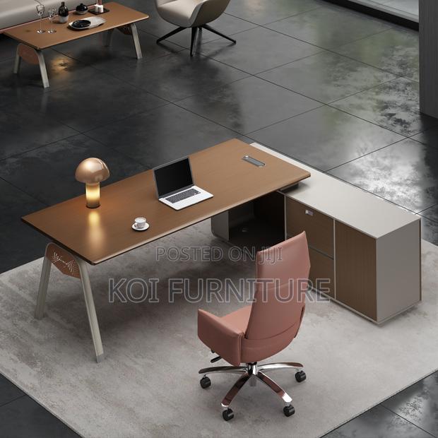Office Desk : 1.8m Modern L-Shaped Executive Desk - thumbnail 4
