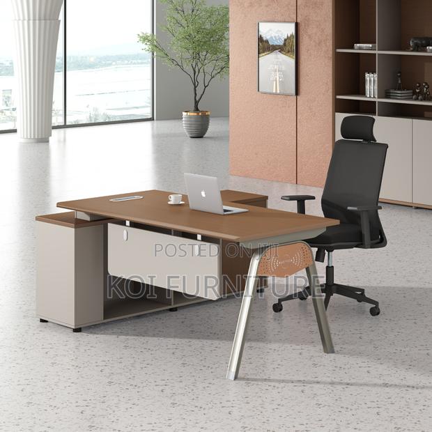 Office Desk : 1.8m Modern L-Shaped Executive Desk - thumbnail 6