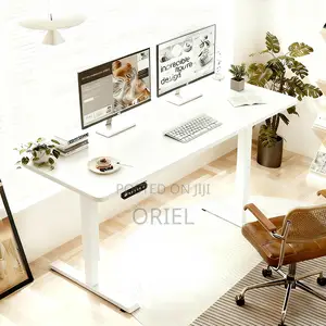 Modern Office Desk : 1.6m Height Adjustable Electric Desk