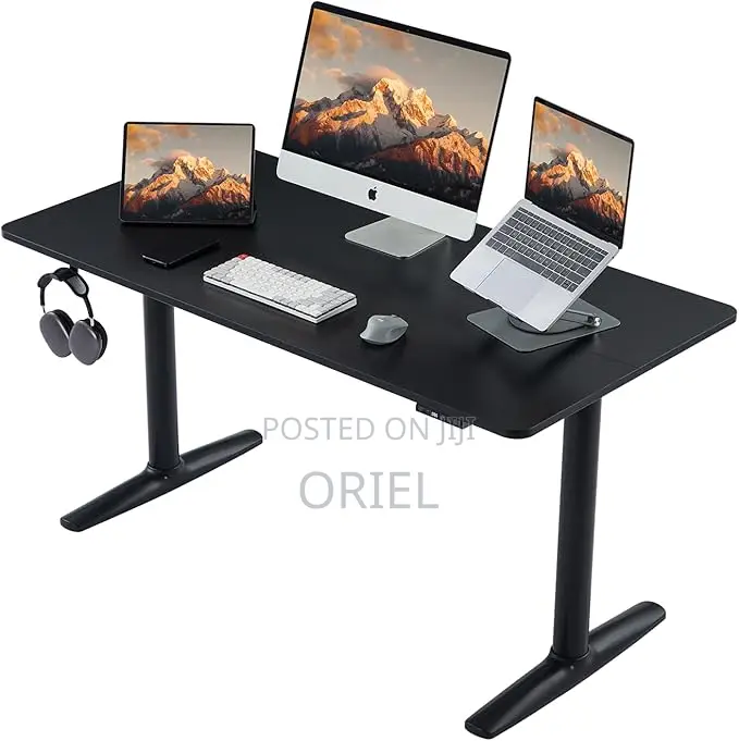 Modern Office Desk : 1.6m Height Adjustable Electric Desk