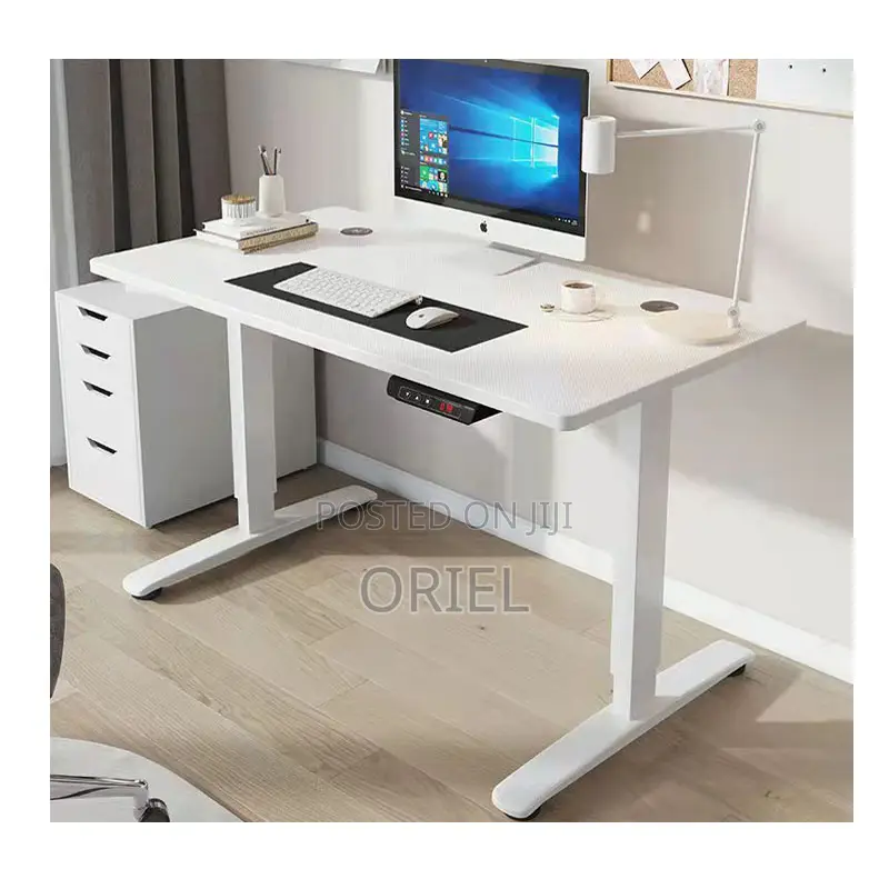 Modern Office Desk : 1.6m Height Adjustable Electric Desk