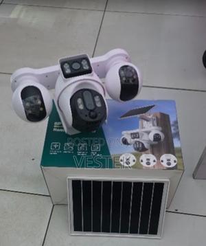 Wireless Four Lens 4g Sim Solar Camera Network Outdoor Security Camera - thumbnail 2