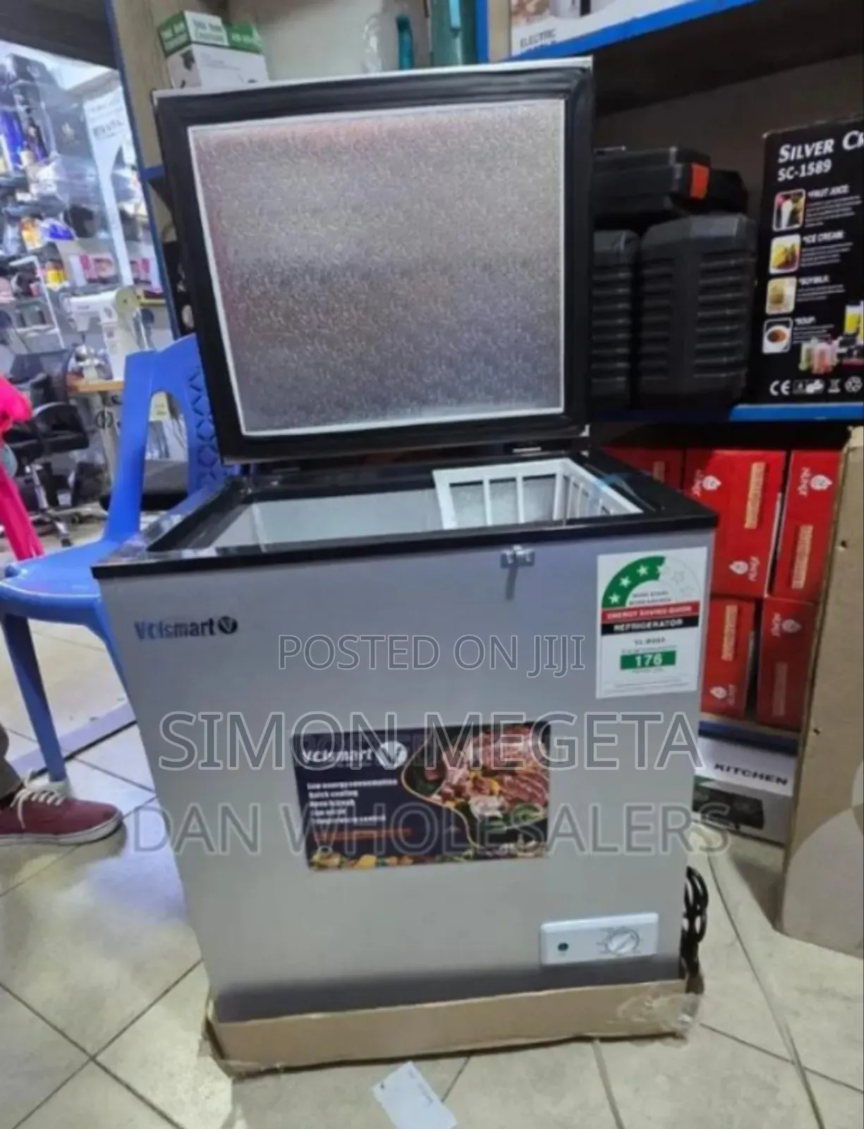 Deep Freezer New Volsmart 60l Freezer