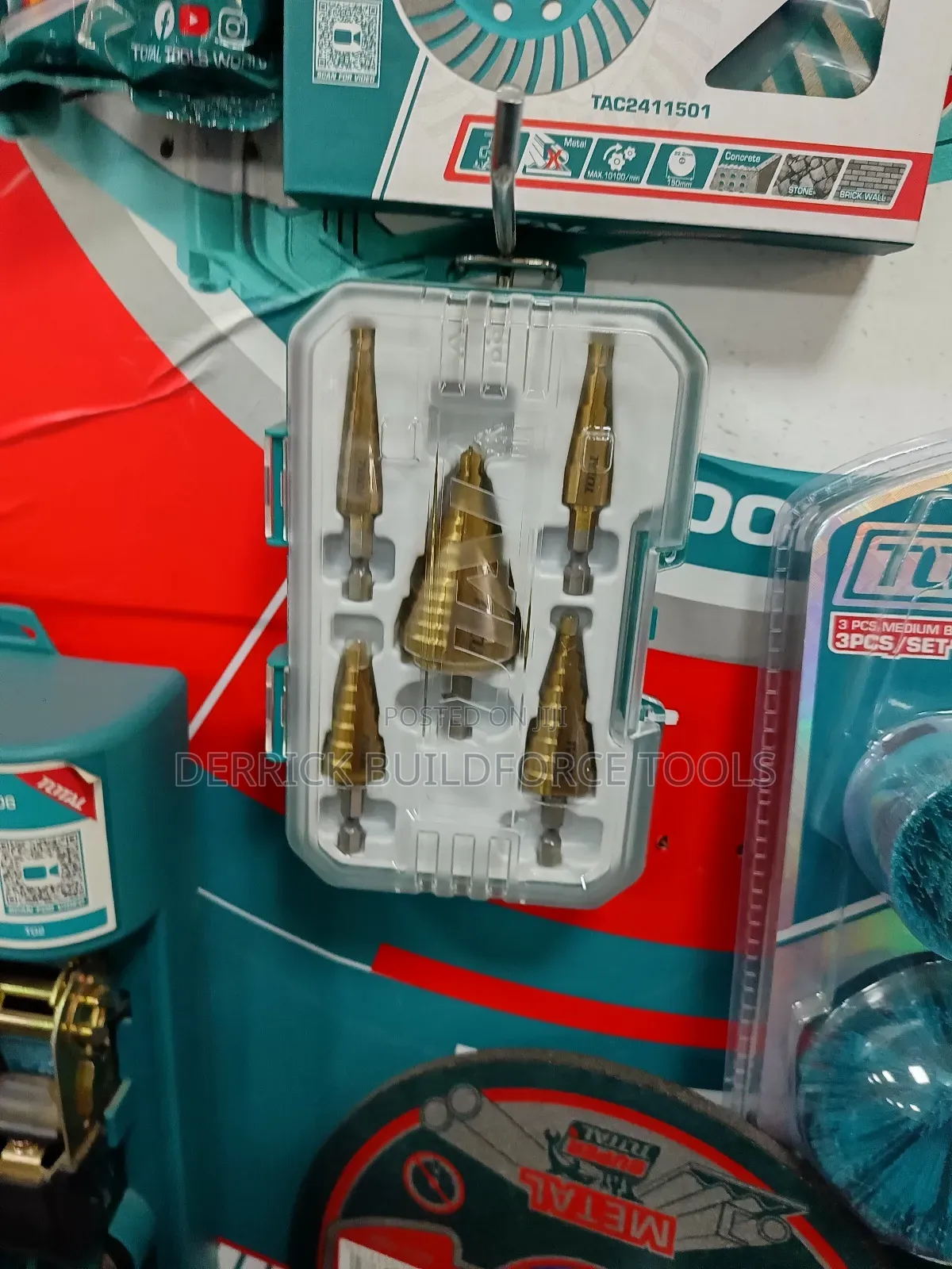 Total Step Drill Bit Set