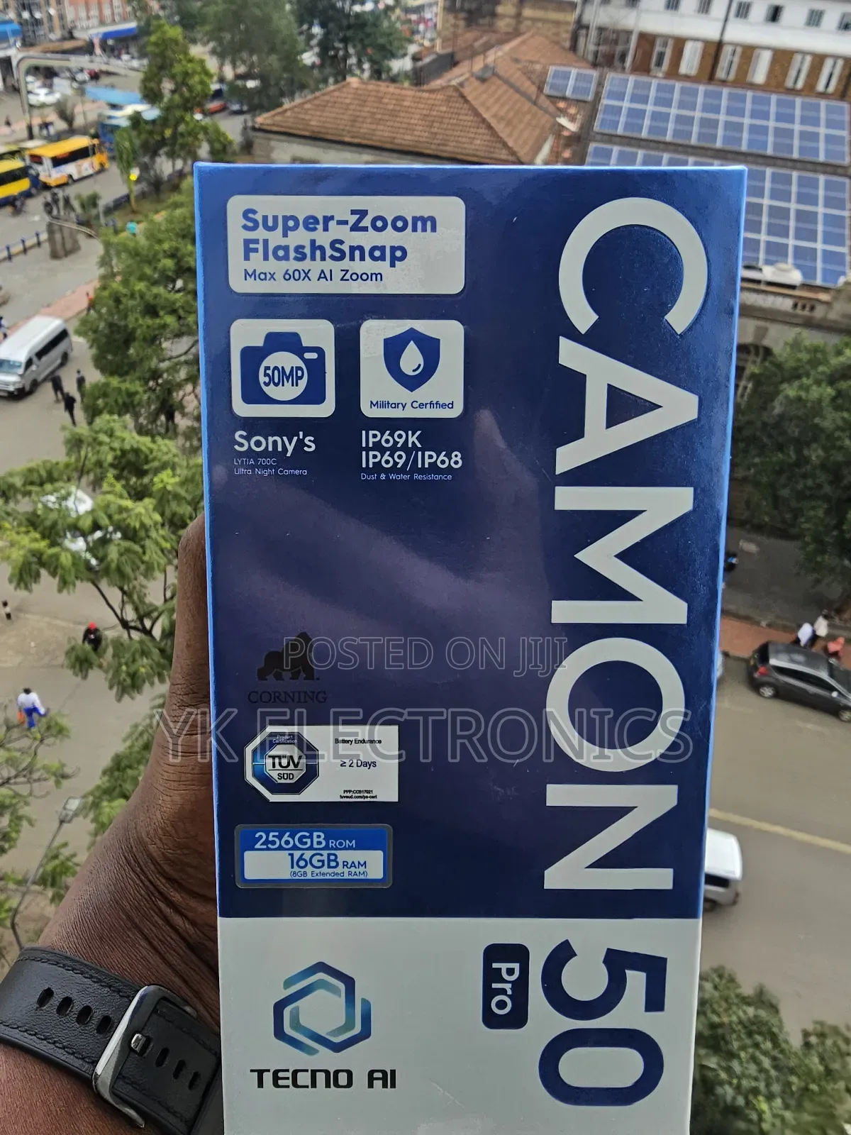 New Tecno Camon 50 Pro 256 GB Black