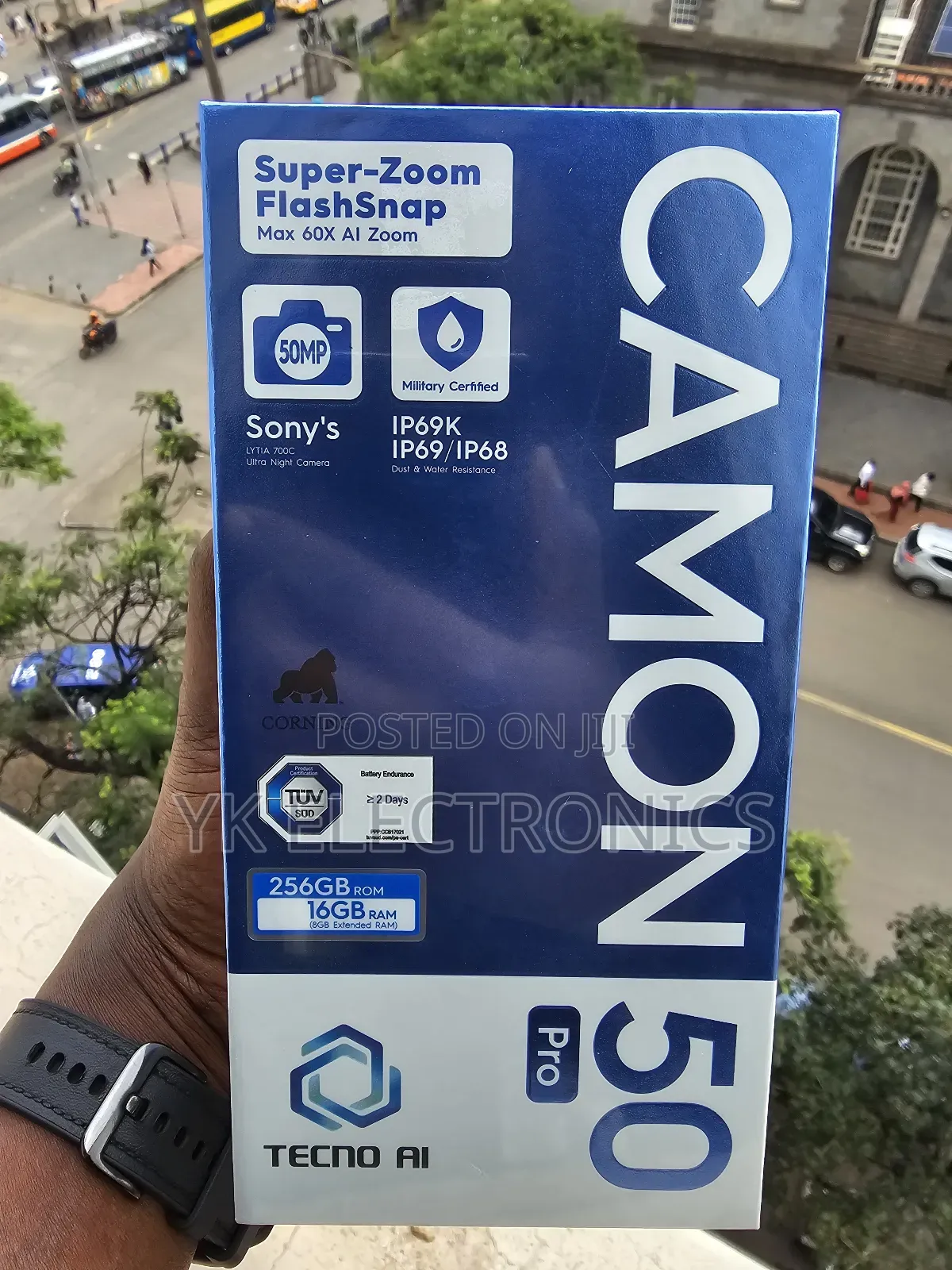 New Tecno Camon 50 Pro 256 GB Black