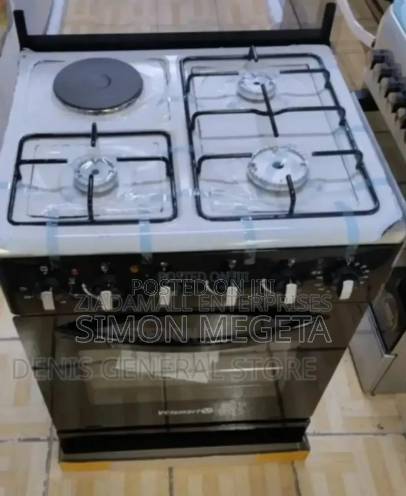 With Grilled Electric Oven. Volsmart 60*60 Standing Cooker. Electric