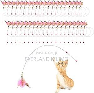 Cat Play Wand With Feather Attachment - thumbnail 2