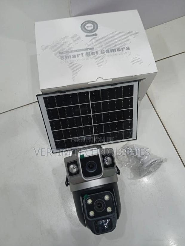 Human Movement Detection 4g Dual Lens Solar Camera Easy Setup Feature - main view