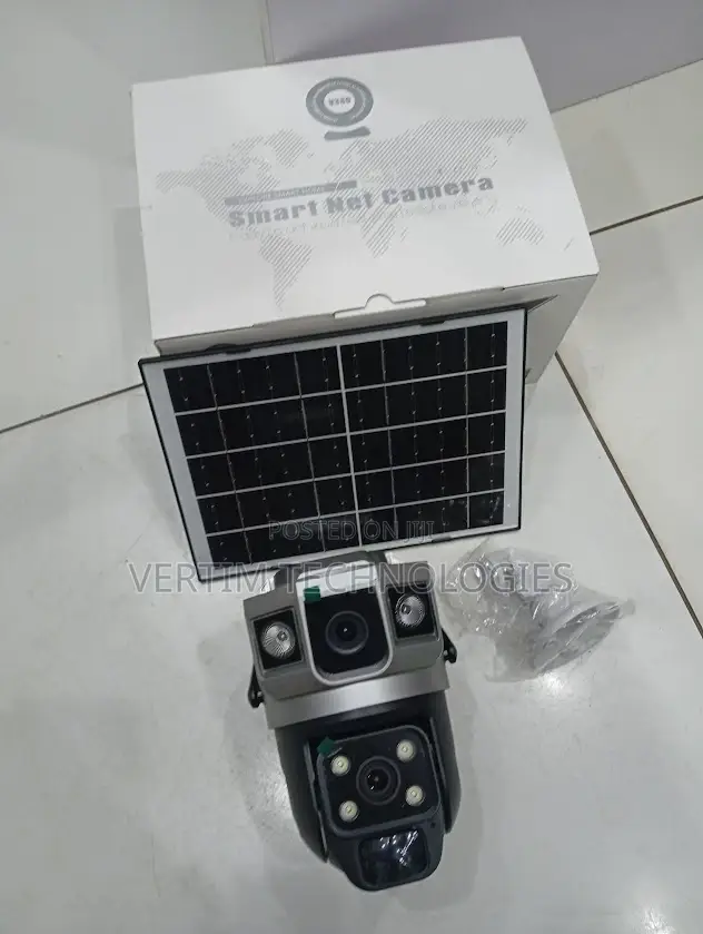 Human Movement Detection 4g Dual Lens Solar Camera Easy Setup Feature